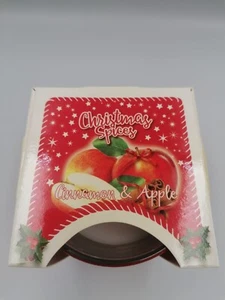 Duft Kerze im Glas Weihnachten Winterduft Motivkerze Apfel Zimt - Bild 1 von 4