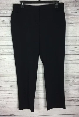 Calça social Alfani feminina tamanho 16S preta confortável cintura plana frente elástica - Imagem 1 de 4