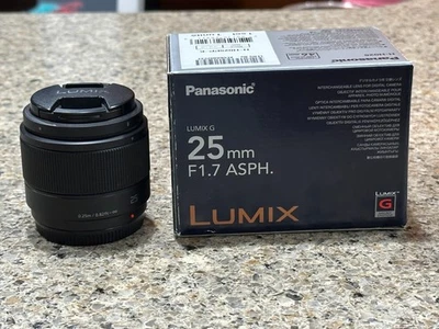 Panasonic 25mm f/1.7 25mm f/1.7 For Lumix MFT-Micro Four Thirds Mount Lens - Image 1 of 4