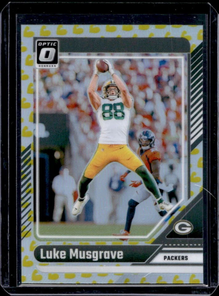 2024 Donruss Optic Luke Musgrave Flex #91/149 Packers - Image 1 of 2