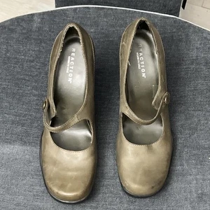 Reaction Kenneth Cole Schuhe Mary Janes grün Größe 6M Damen Leder - Bild 1 von 4