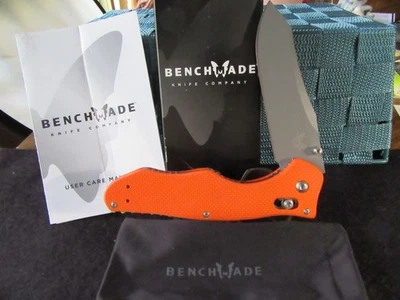 Benchmade 810 Osborne Contego. Espaçador verde zumbi laranja G-10. CPM M4. Novo na caixa - Imagem 1 de 4