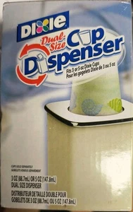 Dixie Dual Size Cup Dispenser 3 or 5 oz Cups New Sealed Ounce Vintage - Picture 1 of 4