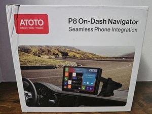 ATOTO P8 7IN Tragbares Autoradio Stereo Dual Aufnahme Kamera Eingang Fernbedienung - Bild 1 von 9