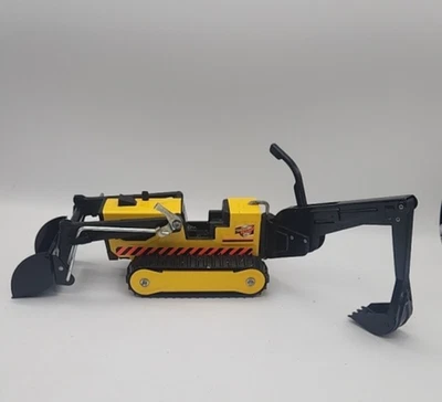 Vintage Tonka Pressed steel and Plastic Backhoe w/Loader Excavation Toy - Image 1 of 4