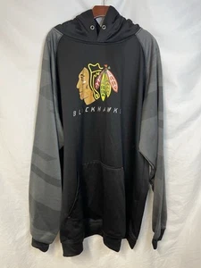 Chicago Blackhawks NHL Majestic Therma Base Hoodie Sweatshirt Men's 3XLT - Picture 1 of 11