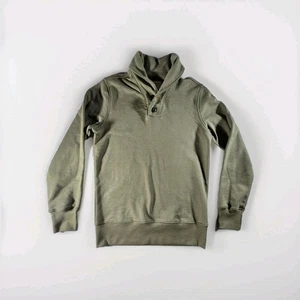 Wies Made Bodega Shawl Collar Green Pullover Sweater MADE in USA Size Medium - Picture 1 of 12