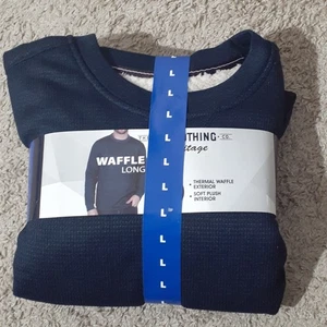 NWOT The B.C. Clothing Waffle Knit Sherpa Lined Thermal - Medium - Picture 1 of 4