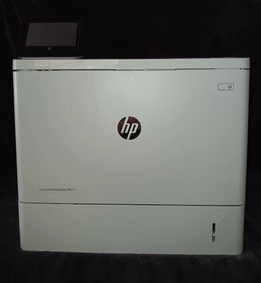 HP LaserJet Enterprise M611 Monochrome ink Workgroup Printer opened but unused - Image 1 of 4