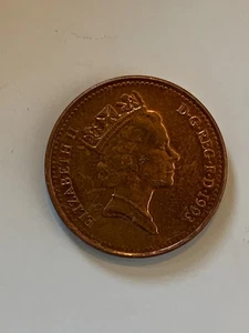 2001 Elizabeth II DG REGINA FD Unabridged Legend one penny - Picture 1 of 2