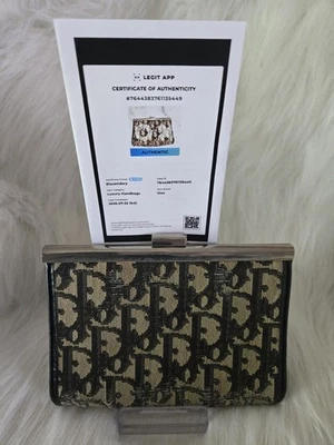Mini Cartera Christian Dior Diorissimo Trotter con Certificado de Autenticidad  Foto 1 de 4