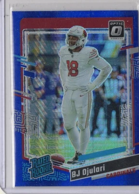 2023 Donruss Optic #201 BJ Ojulari Blue Hyper - Image 1 of 2