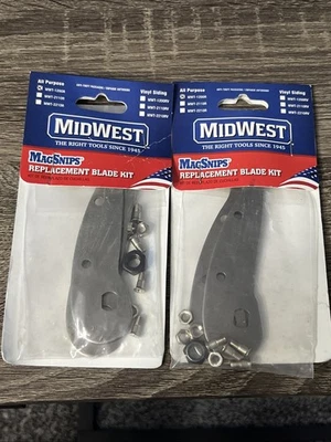Lot Of 2 Brand New Midwest Tool MagSnips Replacement Blade Kits - MWT-1200R - Image 1 of 4