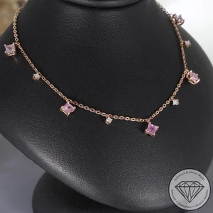 Wert 1590 € Brillant Saphir Collier 585 14 Karat Rosé Gold - Bild 1 von 8