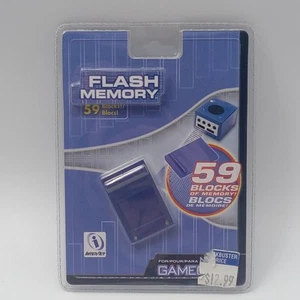 Nintendo GameCube Flash Memory Card 59 Blocks Interact Brand New Sealed NIP - Picture 1 of 3