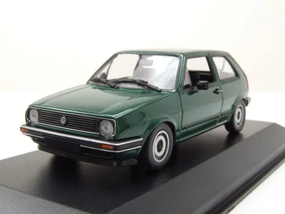 VW Golf 2 1985 Verde Metallico Modellino 1:43 Maxichamps - Immagine 1 di 4