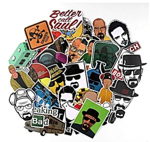 Breaking Bad Themed Decal Vinyl Stickers Assorted Lot of 34 Pieces - Picture 1 of 1