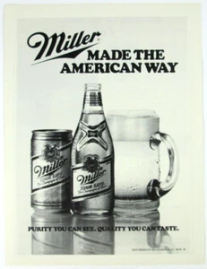 1985 Magazine Print Page Miller High Life Beer - Picture 1 of 1