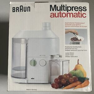 Braun Multipress Automatic Juicer Mp80 Brand new In Box