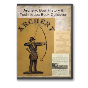 Archery Bow & Arrow Longbow Shortbow Composite Spalding More 21 Books - CD B485