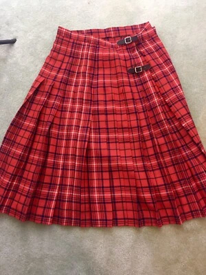 Falda escocesa de colección Hector Russell Kiltmaker Group cintura 30"-32" lana pura Escocia   Foto 1 de 4