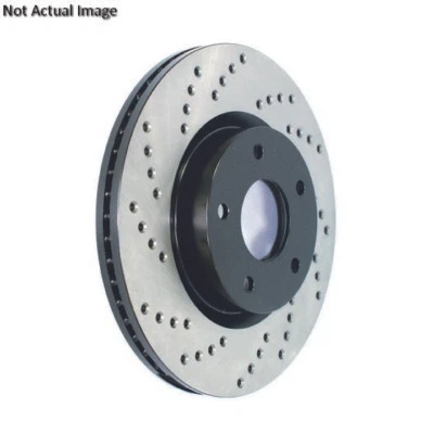 Rotor de freno de disco lateral del pasajero trasero Stoptech para Mercedes-Benz (128.35037R) Foto 1 de 4