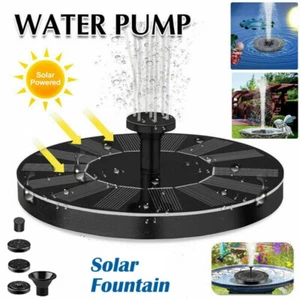 SolarPumpe Teichpumpe Fontäne Gartenteich Springbrunnen Wasserspiel Pumpe DHL DE - Bild 1 von 15