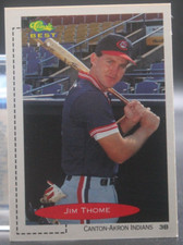 Jim Thome (Canton-Akron Indians/HOF) - 1991 Classic Best Minor League (NM)