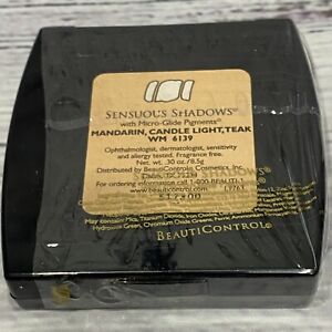 New BeautiControl Sensuous Shadows Trio Mandarin CandleLight Teak WM 6139 Sealed