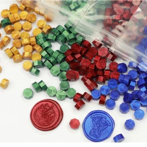 100pcs Sealing Wax Seal Stamp Wax Beads for Wedding invitation Envelope Stamp - Picture 1 of 58