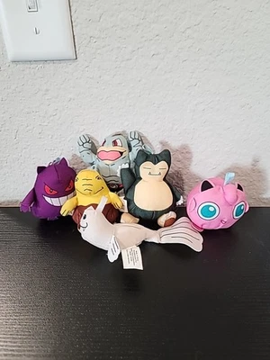 Burger King Juguete Pokémon Mundo 2000 Lote de 6 Peluches Foto 1 de 2