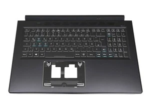 Acer 6BQB6N2014 Original Tastatur inkl. Topcase DE (deutsch) schwarz/schwarz mit - Afbeelding 1 van 4