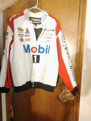 Mobil 1 Tony Stewart Haas Racing No. Chaqueta de carreras NASCAR 14 XL LEER DESCRIPCIÓN Foto 1 de 4