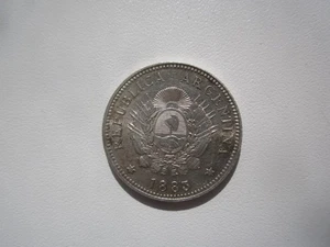 1883 ARGENTINA 20 CENTAVOS - Picture 1 of 4