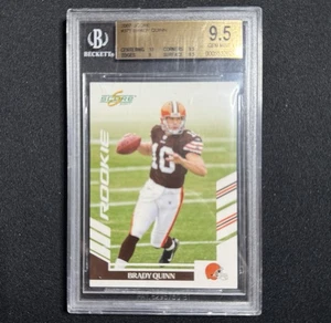 2007 Score Brady Quinn RC BGS 9.5 Rookie Card Gem Mint #371 Browns - Notre Dame - Picture 1 of 2