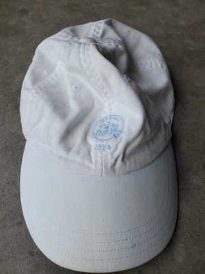 Boné chapéu ajustável vintage Old Navy 1994 logotipo azul claro flor 41425 - Imagem 1 de 3