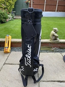 Titleist Leather Golf Bag (Brand New) With Tag Still Attached - Picture 1 of 8