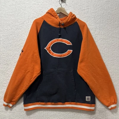 Sudadera con capucha vintage Reebok Chicago Bears para hombre L NFL Gridiron clásico polar pulóver Foto 1 de 4