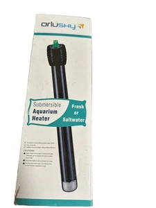 Orlushy Submersible Aquarium Heater,100W Adjustable Fish Tank Heater Open Box - Picture 1 of 7