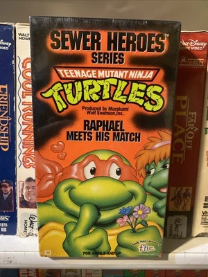 Teenage Mutant Ninja Turtles - Raphael Meets His Match (VHS, 1991) - Image 1 of 4