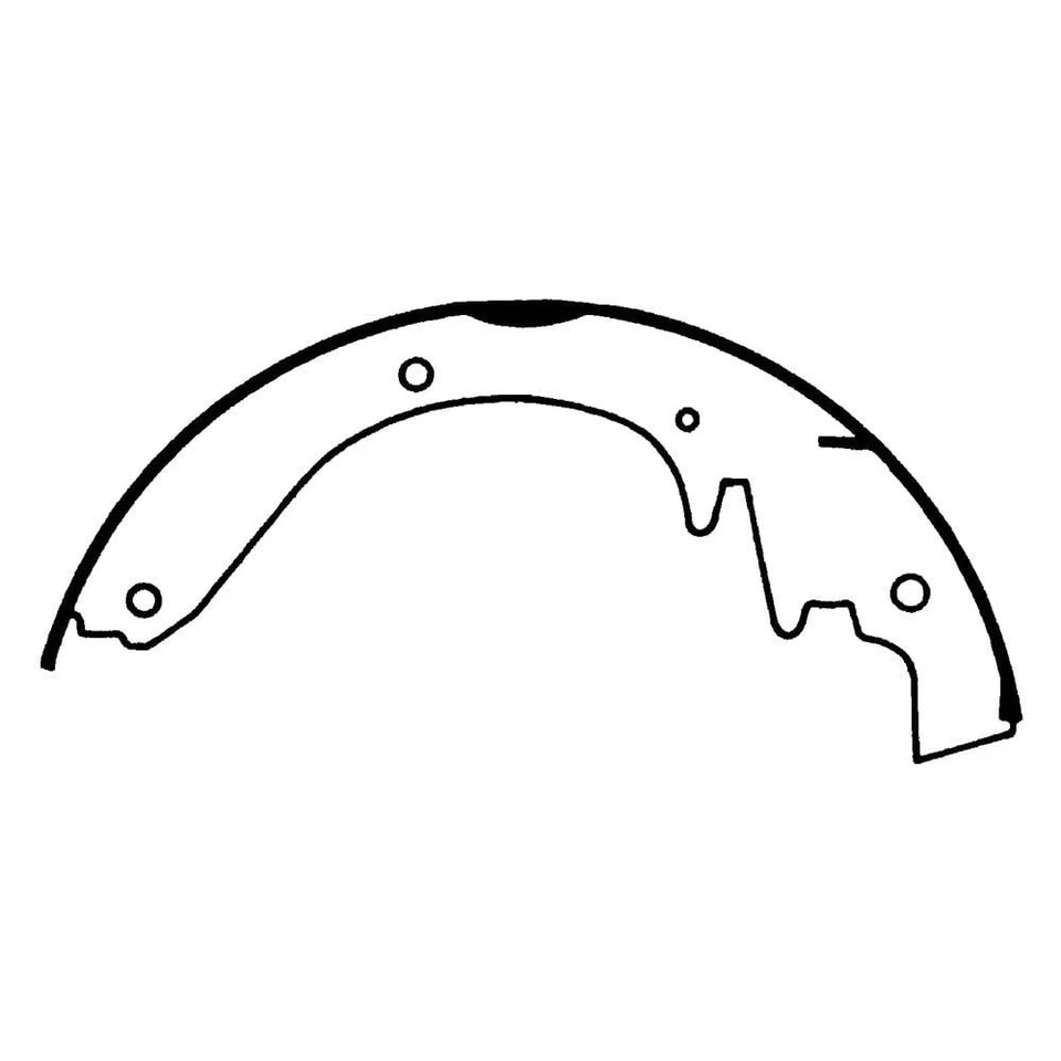 For Jeep Commando 1967 Wagner Z326 QuickStop Front Drum Brake Shoes Foto 1 de 2