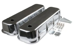 Mr. Gasket 6858G Cast Aluminum Tall Valve Covers - Polished - Picture 1 of 4