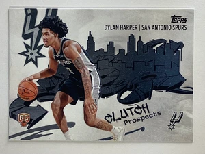 2025-26 Topps Clutch City Prospects Insert #CC-2 Dylan Harper RC Spurs Rookie - Picture 1 of 2