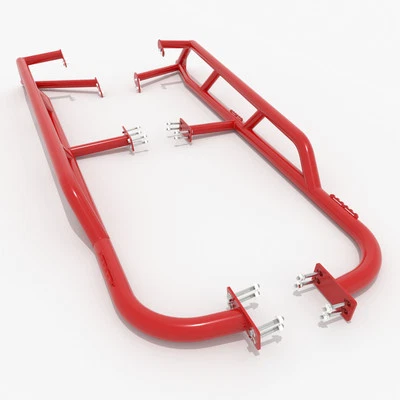 Deslizadores de roca HMF para Honda Talon 4 (19-25) rojo Foto 1 de 4