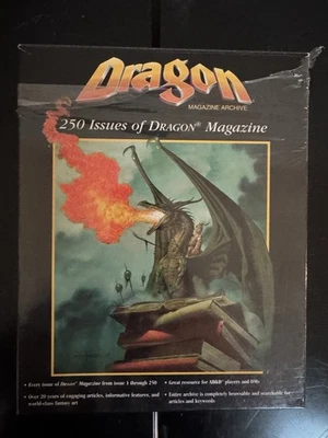 Dragon Magazine Archive 250 números, 5 CD-ROM en caja original con documentación Foto 1 de 3