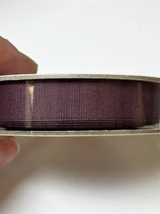 NEW Fresh Fig Purple Finely Woven Stampin Up Ribbon 10 Yards 1/2” Wide #7001 - Picture 1 of 3