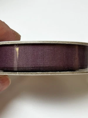 NEW Fresh Fig Purple Finely Woven Stampin Up Ribbon 10 Yards 1/2” Wide #7001 - Image 1 of 3