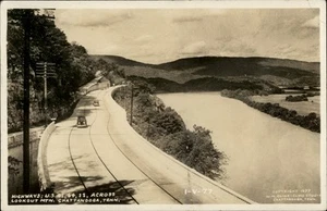 RPPC Chattanooga,TN Lookout Mtn. Old Cars Hamilton County Tennessee Real Photo - Picture 1 of 5