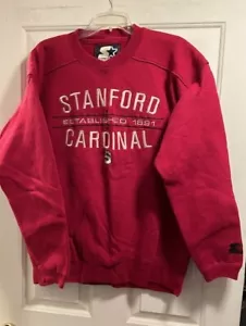 Vintage Starter Stanford Cardinals Sweatshirt Size Adult Large Sharp Looking!๐ฅ - Picture 1 of 5