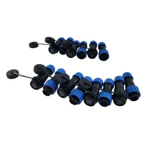 SP16 IP68 Waterproof 2-9 Pin Plug And Socket Inline Connector Aviation 4.0~7.5mm - Picture 1 of 86